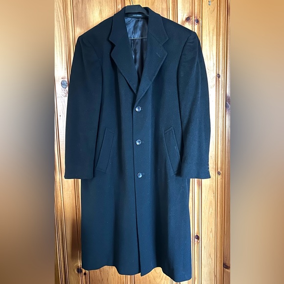 Roberto Antoni Other - Classic Long Black Wool Men's Overcoat 42R